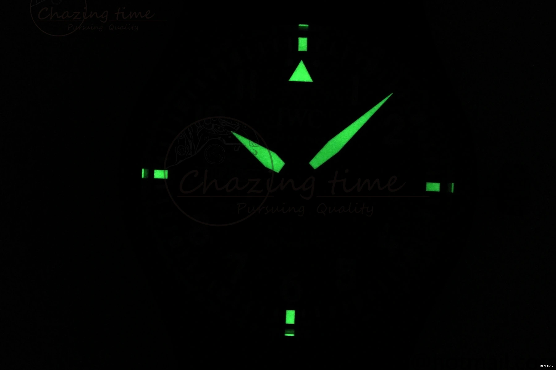 MIROTIME 0207 Top Gun Pilot Mark XVIII Limited “SFTI” M+F 1:1 Best Edition Black Dial on Green Nylon Strap A WaterResistant 7064